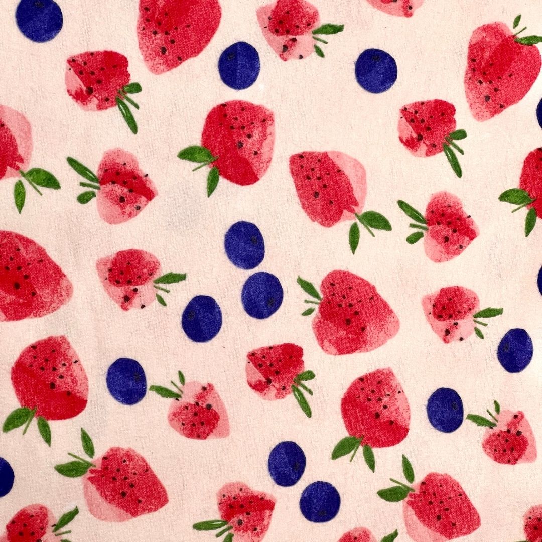 ume’s Reusable Day Pad – Everyday Comfort for Light to Heavy Flow (Strawberry Print)