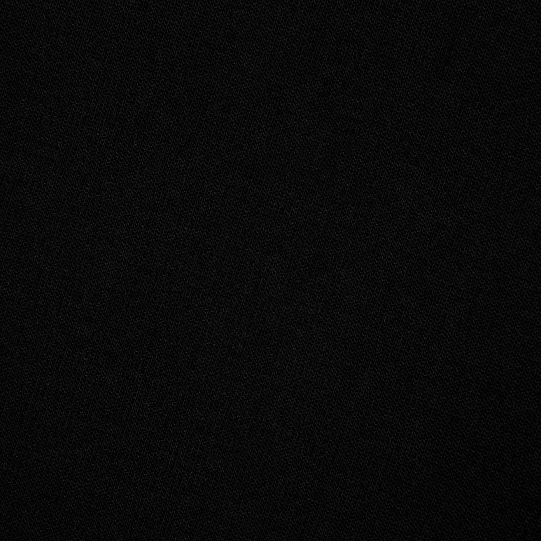 Showing black cotton fabric for reusable black thong pads in 3-pack and 5-pack options for very light flow