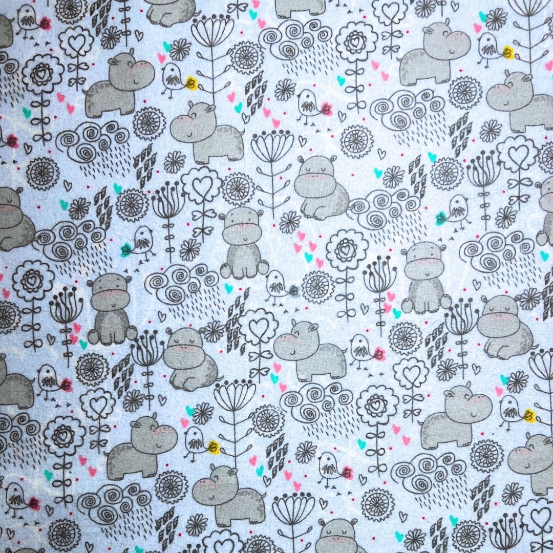 Hume’s Reusable Day Pad – Everyday Comfort for Light to Heavy Flow (Hippo Print)
