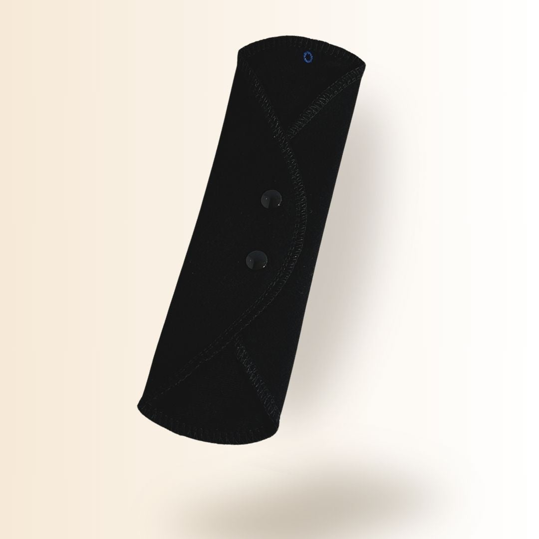 Hume’s reusable black panty liner – eco-friendly cloth pad for daily use