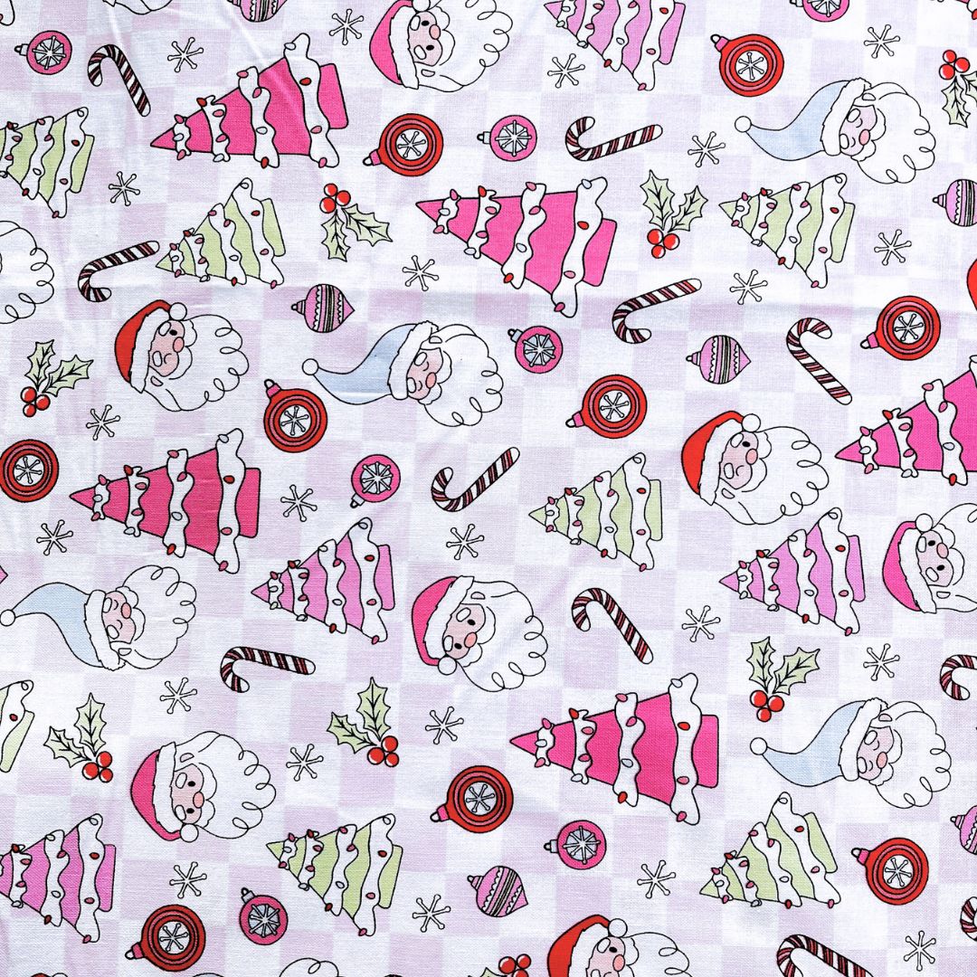 Holiday Edition Reusable Cloth Pad, Christmas Print, Organic Cotton Core