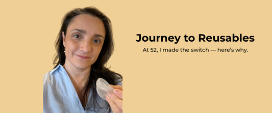 Claudia, age 52, sharing her switch to reusable period products – Hume’s Period Care