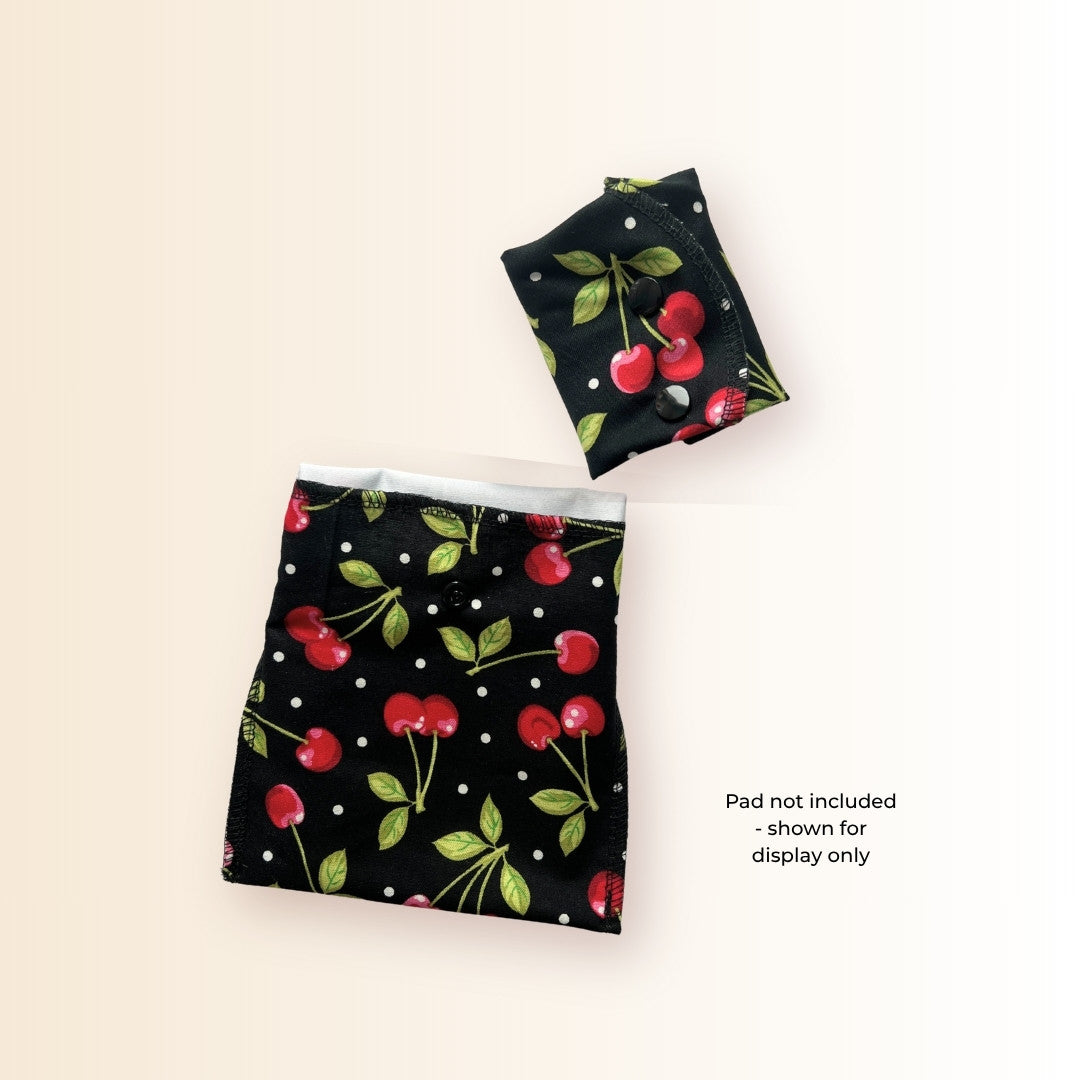Cherry reusable pad wet bag
