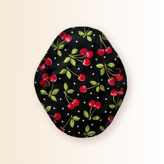 Cherry reusable day pad cloth period pad from Hume’s Period Care