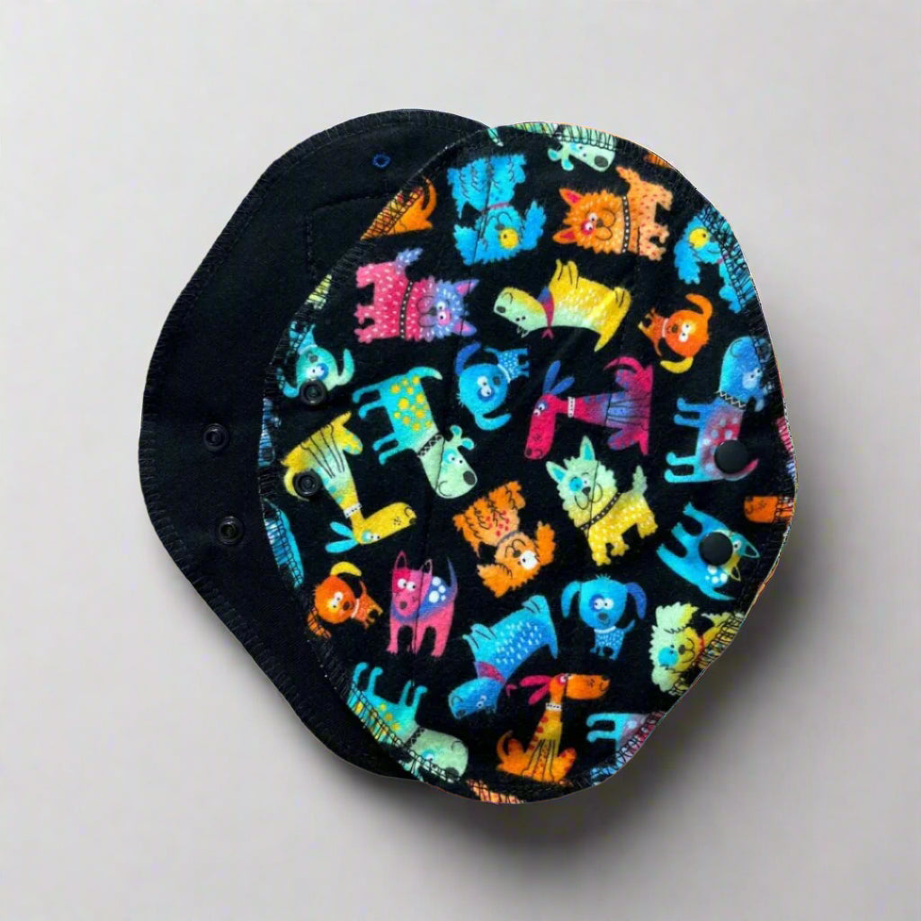 Hume’s Reusable Day Pad – Everyday Comfort for Light to Heavy Flow (Puppies Print)