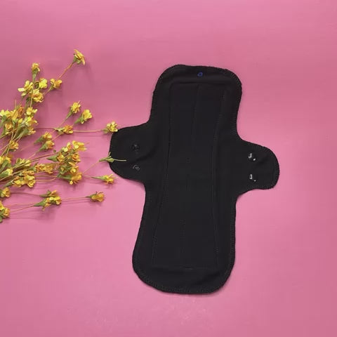 Overnight reusable cloth pad for heavy flow and nighttime leak protection