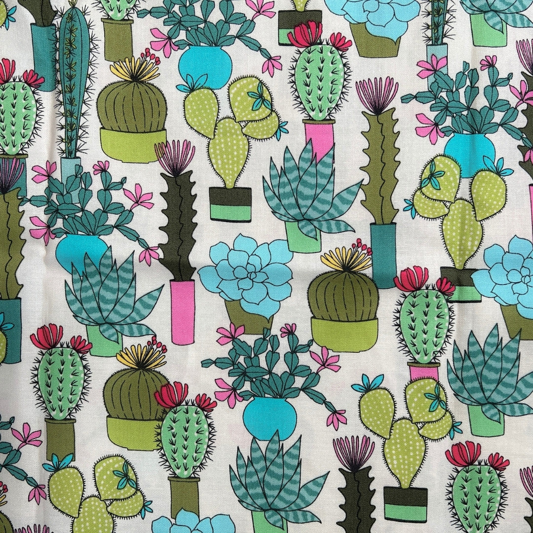 Reusable cloth pad in Cactus Bloom print from Hume’s Period Care.