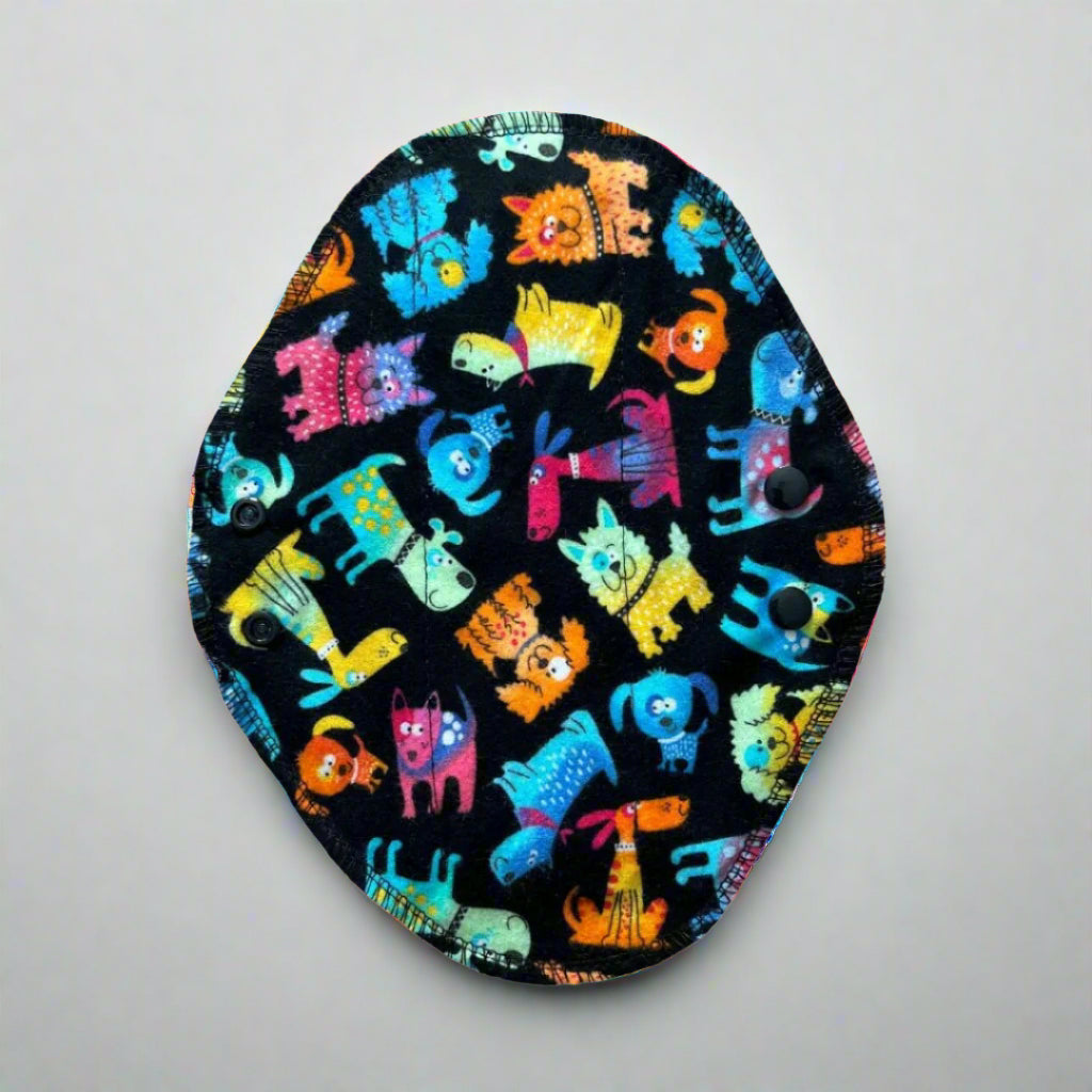 Hume’s Reusable Day Pad – Everyday Comfort for Light to Heavy Flow (Puppies Print)