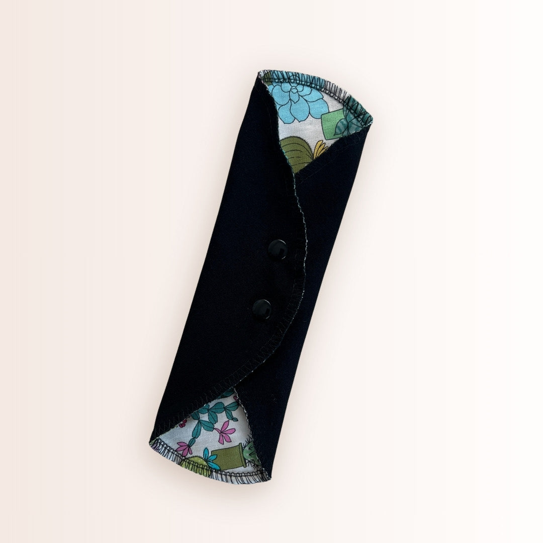 Cactus garden reusable menstrual pad made for everyday period comfort.